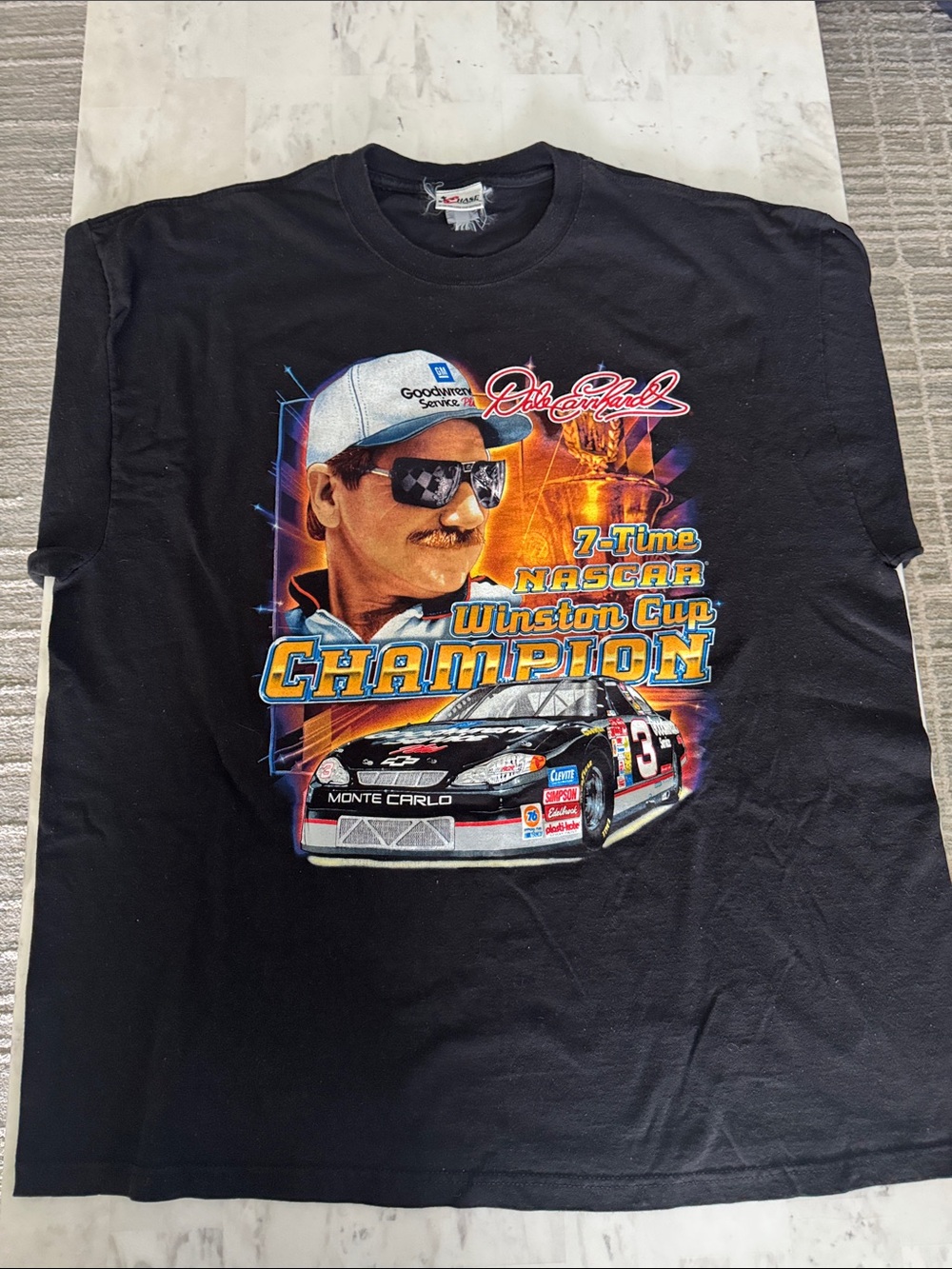 Black Graphic NASCAR Champion T-Shirt